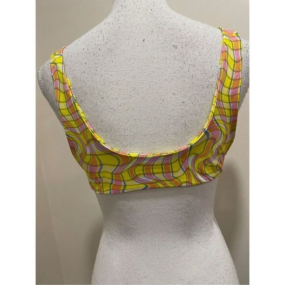 Urban Outfitters x Out From Under Ginger Printed V-Front Bikini Bottom Size M - Picture 5 of 6